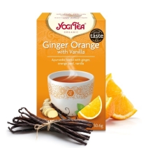 Herbata imbirowo - pomarańczowa z wanilią 17 saszetek BIO Yogi Tea  KWIETNIOWA PROMOCJA!