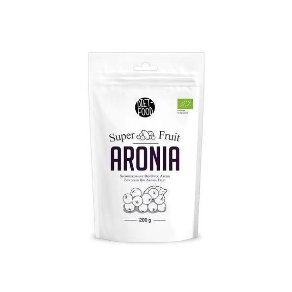 Aronia sproszkowana BIO 200 g Diet Food cena 19,49zł