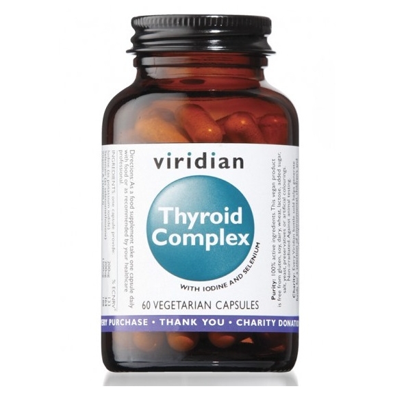 Viridian Thyroid Complex 60 kapsułek cena 138,99zł