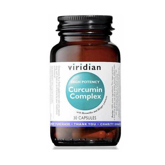 Viridian High Potency Curcumin Complex 30 kapsułek cena 109,90zł