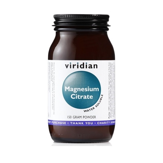 Viridian Magnesium Citrate Magnez 150 g cena 90,90zł