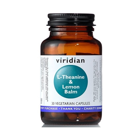 Viridian L-Theanine and Lemon Balm 30 kapsułek cena 96,00zł