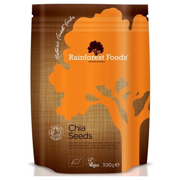 Rainforest Foods Nasiona Chia 300 g cena 51,86zł
