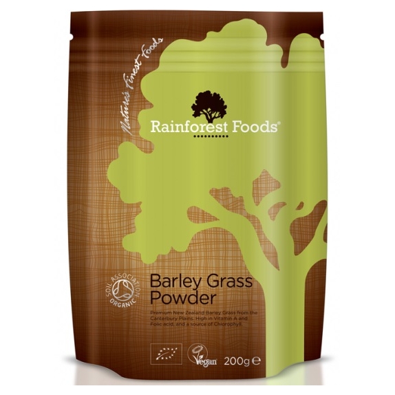 Rainforest Foods Trawa Jęczmienna BIO 200 g cena 89,99zł