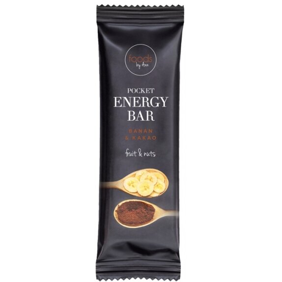 Baton Energy Bar Banan i Kakao 35 g Foods by Ann cena 4,90zł