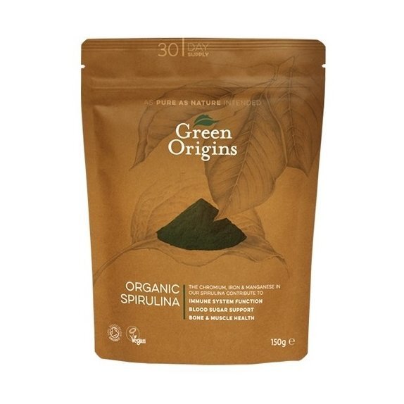 Spirulina BIO w proszku 150 g Green Origins cena 51,75zł