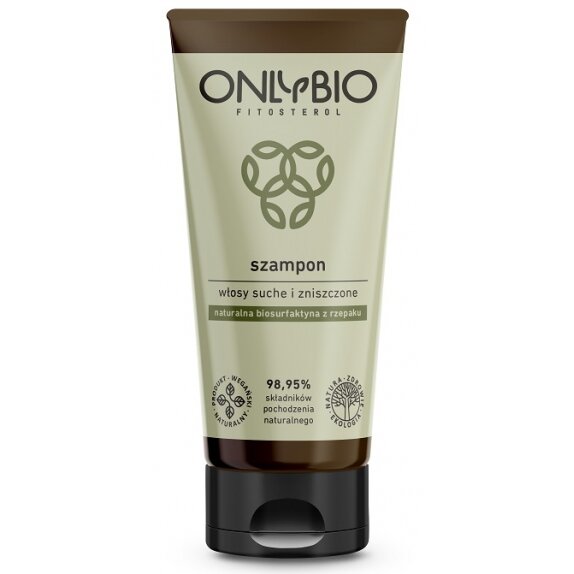Onlybio szampon włosy suche i zniszczone - TUBA 200 ml ECO cena 16,05zł
