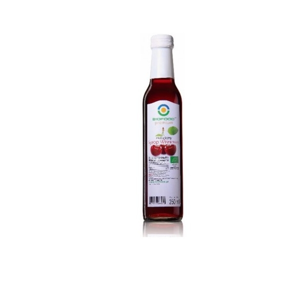 Syrop wiśniowy 250 ml BIO Bio Food cena 13,45zł