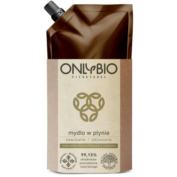 Onlybio mydło w płynie nawilżanie i odżywianie - ZAPAS 500 ml ECO cena 17,25zł