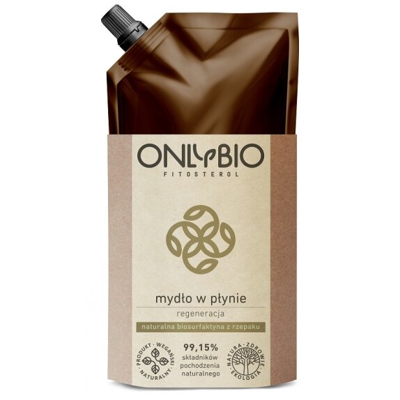 Onlybio mydło w płynie regeneracja i zapobieganie starzeniu - ZAPAS 500 ml ECO cena 17,25zł