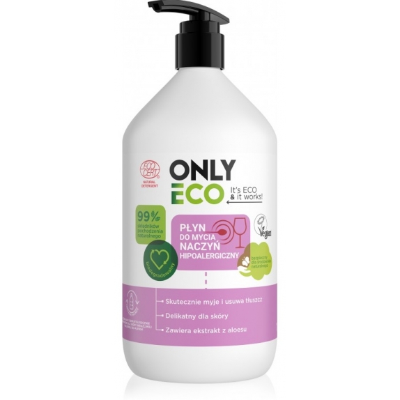 Onlyeco płyn do mycia naczyń hipoalergiczny 1000 ml ECO cena 13,39zł