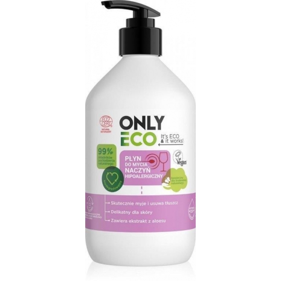 Onlyeco płyn do mycia naczyń hipoalergiczny 500 ml ECO cena 8,95zł