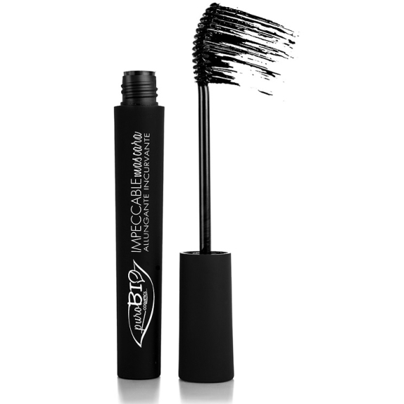 Purobio mascara wydłużająco-podkręcająca IMPECCABLE 01 czarna 10 ml cena 12,53$