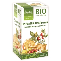 Herbata imbirowa z pomarańczą 20 saszetek BIO Apotheke