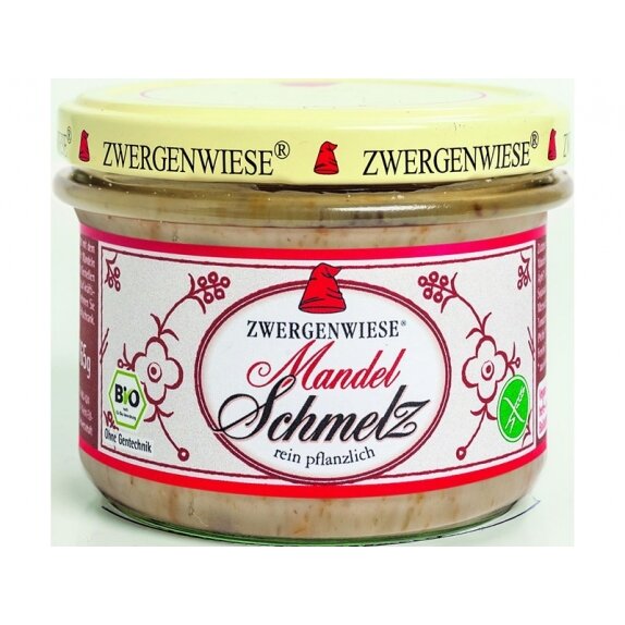 Smalczyk wegetariański z migdałami 150 g BIO Zwergenwiese cena 3,04$