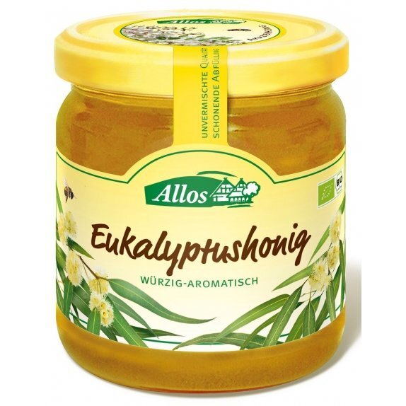 Miód nektarowy eukaliptusowy Bio 500 g Allos cena €9,55