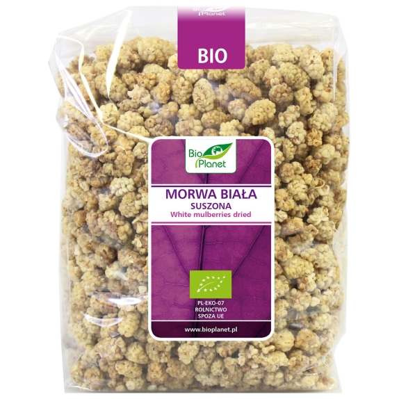 Morwa biała suszona 1 kg BIO Bio Planet  cena 42,55zł