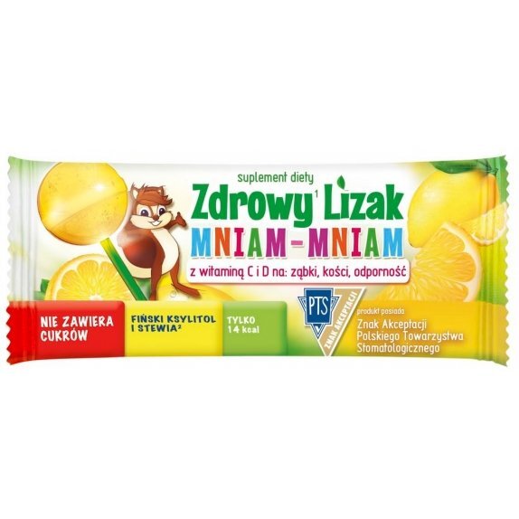 Zdrowy lizak mniam-miam cytryna 40 sztuk Starpharma cena €19,25