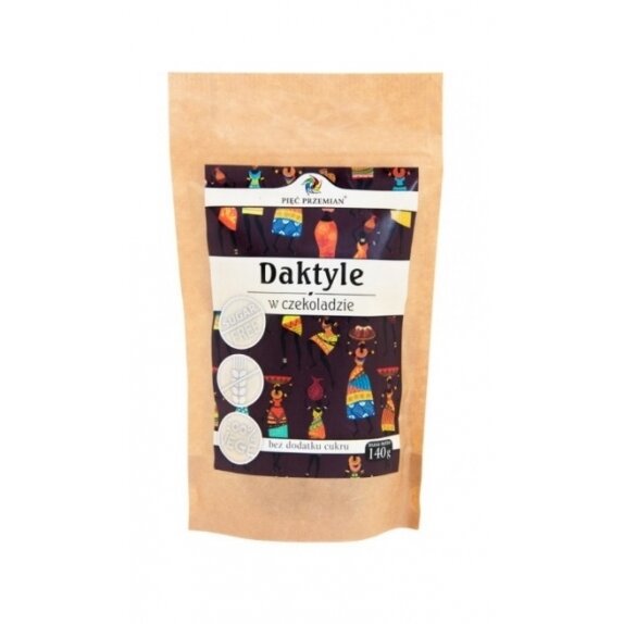 Daktyle w czekoladzie 140 g Pięć Przemian cena 15,60zł