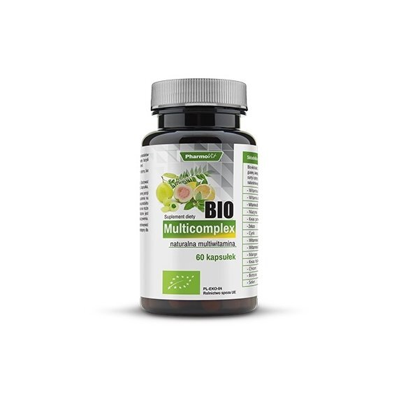 Bio Multicomplex Naturalne witaminy i minerały 60 kaps. Pharmovit cena 60,55zł