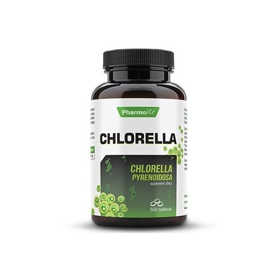 Chlorella 500 tabletek Pharmovit cena 43,89zł