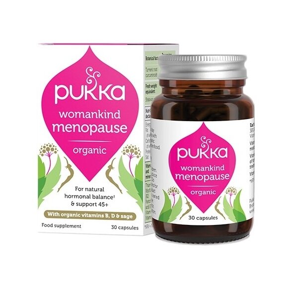 Pukka Womankind Menopause 45+ 30 kapsułek cena 109,79zł