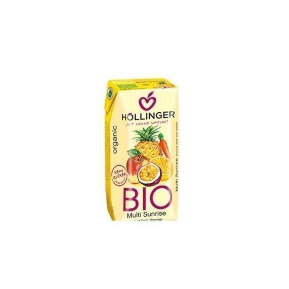 Napój wieloowocowy z sokiem z marchwi Sunrise Bio 200 ml Hollinger cena 3,10zł