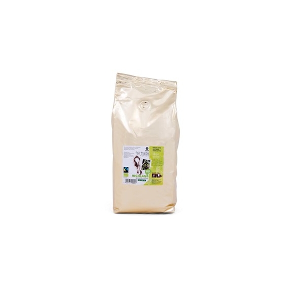 Kawa mielona arabica robusta wysokogórska Fair Trade 1 kg BIO Oxfam cena 108,80zł