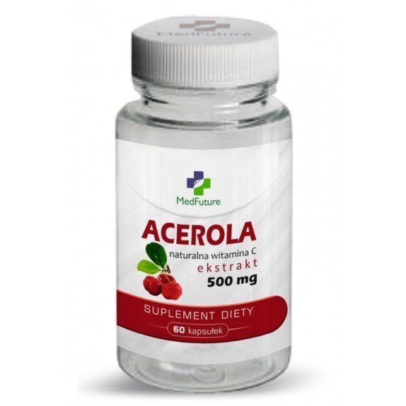 Acerola ekstrakt 60 kapsułek Medfuture cena 27,09zł