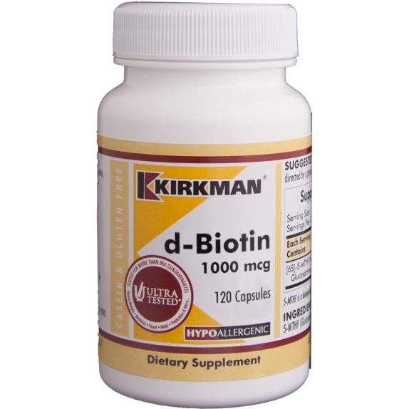 Kirkman D-Biotin 1000 mcg 120 kapsułek cena 179,90zł