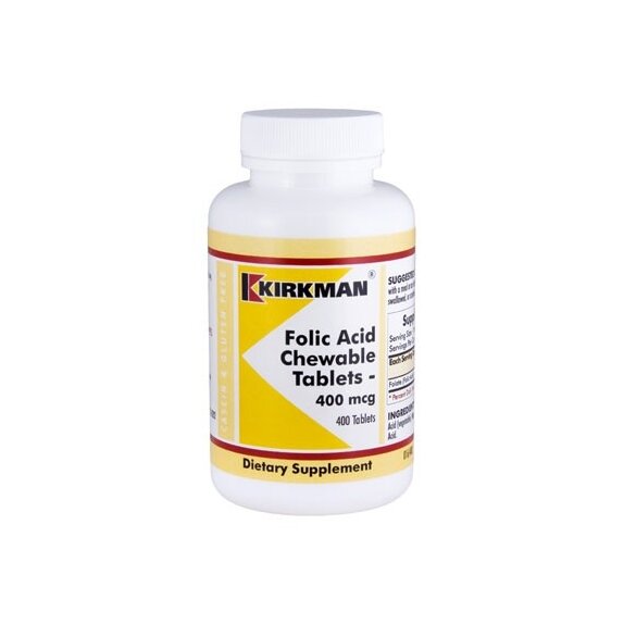 Kirkman Folic Acid 400 µg 400 tabletek cena 106,42zł