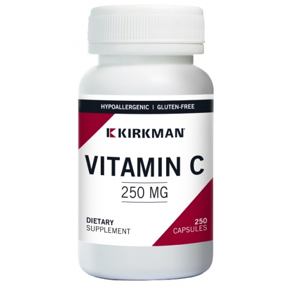 Kirkman Vitamin C 250 mg (Hypoallergenic) 250 kapsułek cena 225,00zł