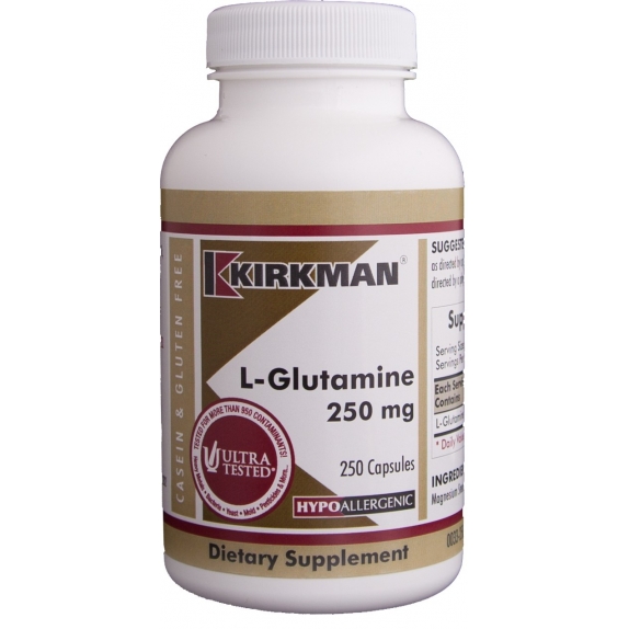 Kirkman L-Glutamine 250 mg (Hypo) 250 kapsułek cena 269,90zł