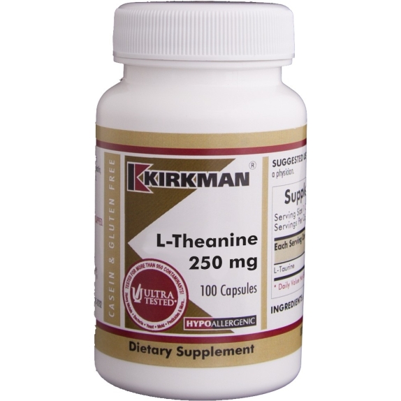 Kirkman L-Theanine 250 mg (Hypo) 100 kapsułek cena 289,90zł