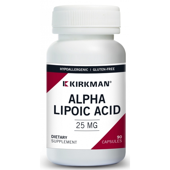 Kirkman Alpha Lipoic Acid 25 mg (Hypo) 90 kapsułek cena 199,00zł