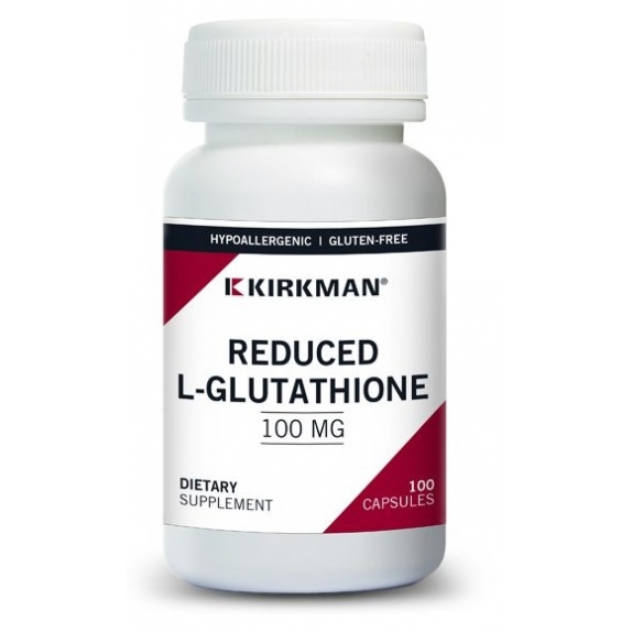 Kirkman Reduced L-Glutathione 100 mg (Hypo) 100 kapsułek cena 295,00zł
