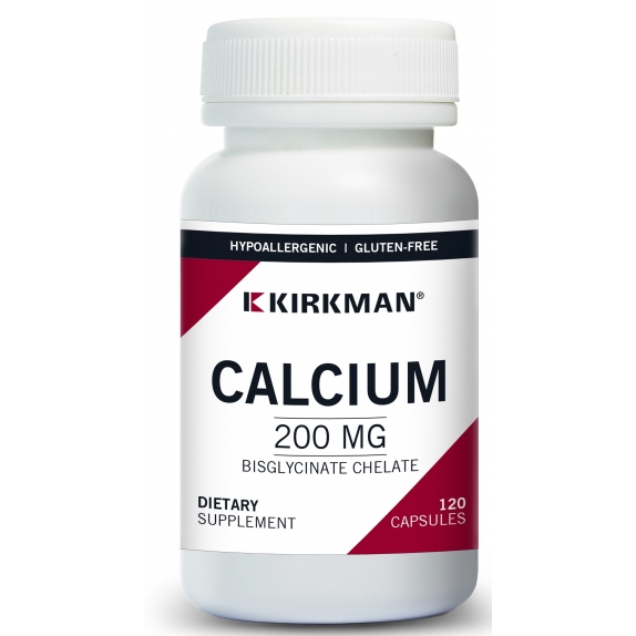 Kirkman Calcium 200 mg w/o Vitamin D (Hypo) 120 kapsułek cena 179,90zł