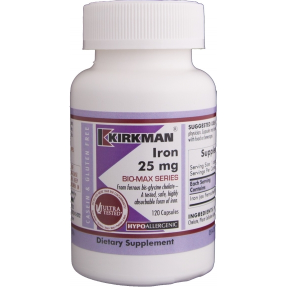 Kirkman Iron 25 mg (Hypo) 120 kapsułek cena 239,00zł