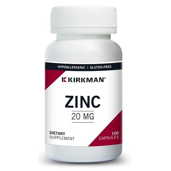 Kirkman Zinc 20 mg (Hypo) 100 kapsułek cena 165,00zł