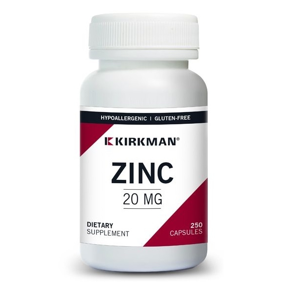Kirkman Zinc 20 mg (Hypo) 250 kapsułek cena 200,00zł