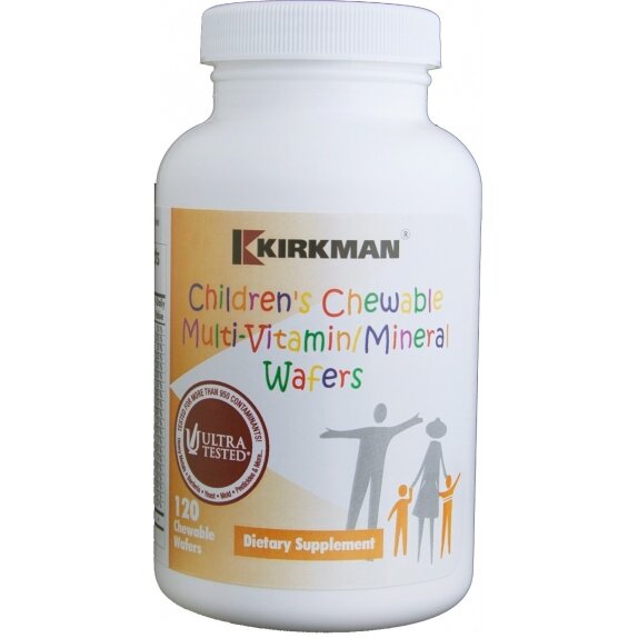 Kirkman Children's Chewable Multi-Vit./Min. Wafers 120 tabletek cena 129,99zł