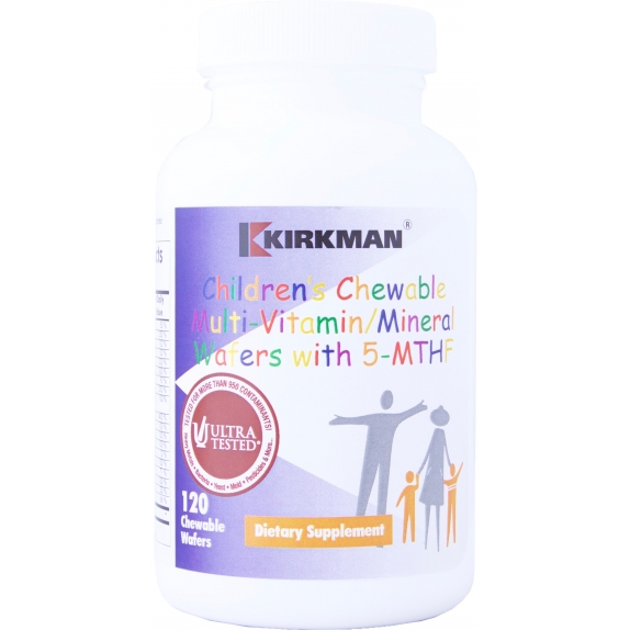 Kirkman Children’s Chewable Multi-Vitamin/Mineral Wafer whit 5-MTHF 120 tabletek cena 189,90zł