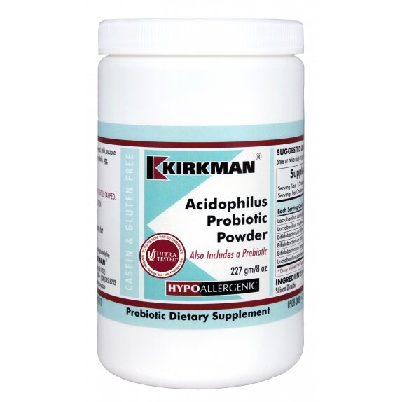 Kirkman Acidophilus Probiotic Powder (Hypo) 227 g cena 274,39zł
