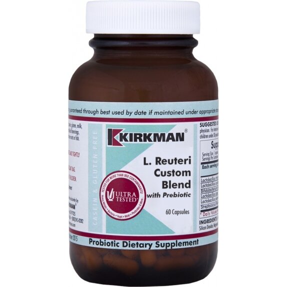 Kirkman L. Reuteri Custom Blend with Prebiotic 60 kapsułek cena 232,15zł