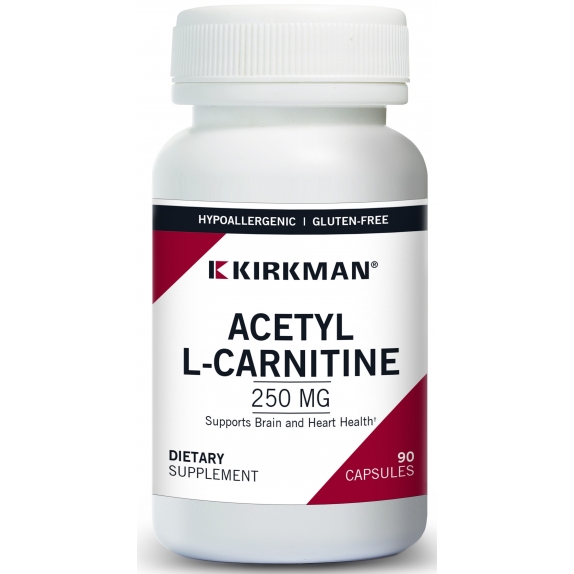 Kirkman Acetyl L-Carnitine 250 mg (Hypo) 90 kapsułek cena 248,90zł
