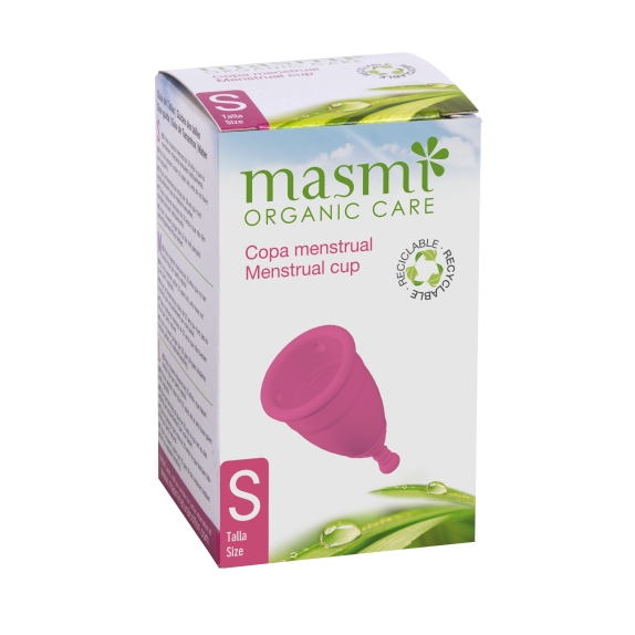 Masmi kubeczek menstruacyjny rozmiar S (1 sztuka) + pakiet artykułów do higieny intymnej GRATIS cena €18,57