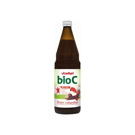 Bio C- mieszanka soków bogata w żelazo BIO 750 ml Voelkel cena 18,95zł