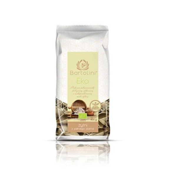 Makaron żytni muszla nr 2 400 g BIO Bartolini cena 5,65zł
