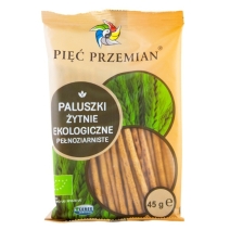 Paluszki żytnie pełnoziarniste 45 g BIO Pięć Przemian