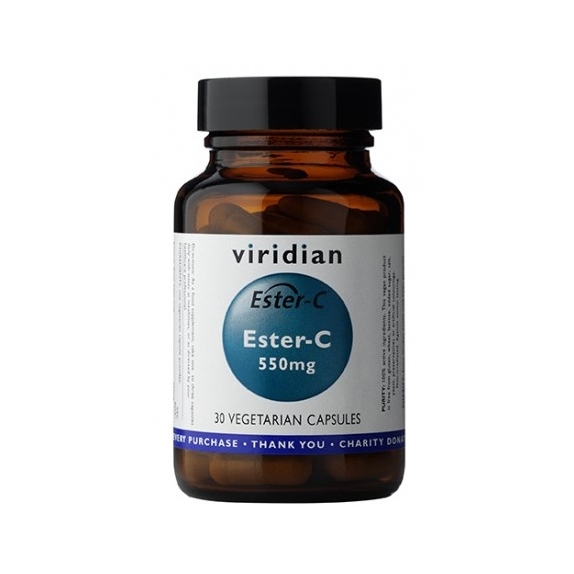 Viridian Ester C 550 mg 30 kapsułek cena 41,90zł